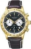 BEAUTY & YOUTH UNITED ARROWS BA4-922-50 LEATHER SPORTS CHRONO LEATHER SPORT CHRONO WATCH MENS