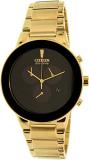 Citizen Eco Drive Axiom Black Dial SS Chronograph Quartz Male Watch AT2242-55E