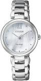 Citizen Analog White Dial Women's Watch-EM0530-81D