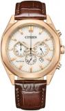 Citizen Eco-Drive Chronograph Ivory White Dial Men's Watch CA4593-15A