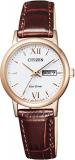 EW3252-07A Citizen Eco-Drive Ladies Analog White Casual Solar Citizen