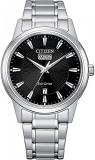 Citizen AW0100-86E Men's Eco-Drive Silver Steel Bracelet Watch