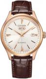 Citizen Reloj Automático NH8393-05A Acero y piel
