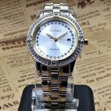 Citizen Eco-Drive Women's FE1154-57A Silhouette Crystal Watch, Bracelet Type