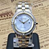 Citizen Eco-Drive Women's FE1154-57A Silhouette Crystal Watch, Bracelet Type
