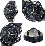 «CITIZEN» Perpetual Calendar Quartz Leather Strap Watch for Men (AG8310-08A AG8315-04E)