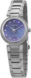 Citizen Eco-Drive Crystal Blue Mother of Pearl Dial Ladies Watch EM0840-59N
