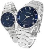 Citizen AS1060-54L ES0000-79L Men's Women's Wrist Watch Pair Watches, Eco Drive ...