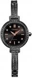 Citizen Ladies Eco-Drive Silhouette Crystal Black Stainless Steel Watch EM0865-5...
