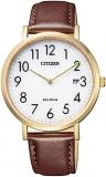 Citizen Record Label RECORD LABEL Eco-Drive Solar Wrist Watch, Men's, Women's, Standard Style Plus, Standard Style + AU1082-24A