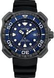 CITIZEN Men's Analogue Eco-Drive Watch with Elastic Strap Promaster Marine