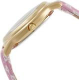 CITIZEN Q&;Q Women's Wristwatch Hello Kitty 0007N003 Analog Leather belt Made in Japan White x floral pattern Pink