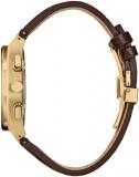 Citizen Axiom SC Black Dial Brown Leather Strap Watch 43mm - CA4583-01E
