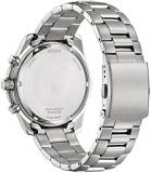 Citizen AN8201-57L Men's Quartz Chronograph Silver Bracelet Watch