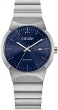 Citizen Eco-Drive Modern Axiom Watch, 3-Hand Date