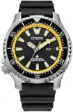 Citizen Promaster Dive Automatic Black Dial and Black Polyurethane Strap Watch |...