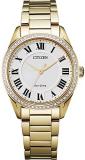 Citizen Women's Eco-Drive Dress Classic Arezzo Diamond Watch, 3-Hand and Sapphire Crystal
