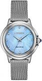 Citizen Eco-Drive Ceci Women's Watch, Stainless Steel, Diamond
