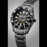 CITIZEN NB6025-59H Pro Master Mechanical Diver Wristwatch, 68.4 ft (200 m), Black, Black, Bracelet Type