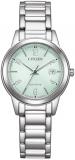 Citizen Lady Eco-Drive Green Dial Watch FE1241-71X
