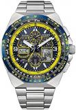 Citizen Promaster Skyhawk A-T Chronograph GMT Eco-Drive Blue Dial Men's Watch JY8125-54L