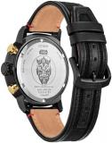 Citizen Men's Eco-Drive Star Wars Darth Maul Mastermind Chronograph Black Ion Plated Stainless Steel Case Watch,Black Cordura Nylon Strap, Black Dial (Model: CA0766-02W)
