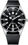 Citizen Promaster Dive Automatic Black Polyurethane Strap Watch | 41mm | NB6021-...