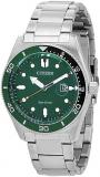 Citizen Marine Eco-Drive Green Dial Men's Watch AW1768-80X