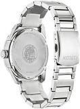 Citizen Men's Sport Casual 3-Hand Eco-Drive Watch, Day/Date, Patterned Dial, Domed Mineral Crystal