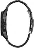 Citizen Eco-Drive Weekender Quartz Mens Watch, Stainless Steel, Black (Model: AW1585-55L)