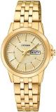 Citizen Quartz Womens Watch, Stainless Steel, Classic, Gold-Tone (Model: EQ0603-...
