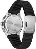 Citizen Men's Eco-Drive Sport Luxury Endeavor 3-Hand Date Stainless Steel Watch, Luminous, 47mm