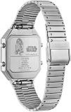 Citizen Men's Star Wars Vintage Ana-Digi Quartz Stainless Steel Watch, Rectangular