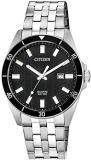 Citizen Quartz Mens Watch, Stainless Steel, Classic, Silver-Tone (Model: BI5050-...