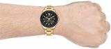Michael Kors Men's Brecken Quartz Watch with Stainless Steel Strap, Gold, 22 (Model: MK8848)