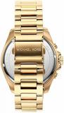 Michael Kors Men's Brecken Quartz Watch with Stainless Steel Strap, Gold, 22 (Model: MK8848)