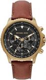 Michael Kors Cortlandt Men's Watch, Stainless Steel Chronograph Watch for Men with Steel or Leather Band