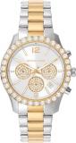 Michael Kors MK7415 Women's Two Tone Berkley Glitz Bezel Chronograph Watch