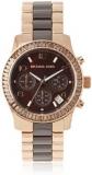 Michael Kors Women's MK5678 Runway Brown & Rose Gold-Tone Stainless Steel Watch