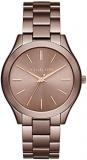 Michael Kors Women's Slim Runway Brown Watch MK3418