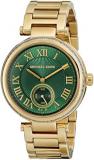 Michael Kors Women's MK6065 - Skylar Gold/Green Watch