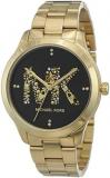 Michael Kors Women's Runway Three-Hand Gold-Tone Stainless Steel Watch
