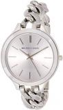 Michael Kors Slim Runway White Dial Stainless Steel Ladies Watch MK3279