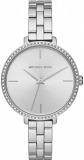 Michael Kors Women's Charley Three-Hand Silver-Tone Alloy Watch MK4398