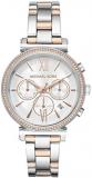 Michael Kors Sofie Stainless Steel Chronograph Watch