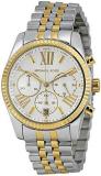 Michael Kors Lexington Chronograph Mother of Pearl Two-Tone Ladies Watch MK5955
