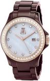 Jivago Women's JV9415 Ceramic Analog Display Quartz Multi-Color Watch