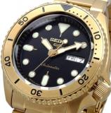 Seiko SRPK18 5 Sports Skx Sports Style Automatic Watch, Made in Japan, Made in Japan, U.S. Special Creation SRPK18, Men's Black x Gold, Sporty