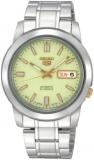 Seiko Men's SNKK19 Seiko 5 Automatic White Dial Stainless Steel Bracelet Watch