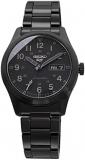 Seiko SRPJ09 5 Sports Field Street Style Automatic Mechanical Wristwatch, Limited Distribution Model, Men's, Made in Japan, Full Black, Bracelet Type